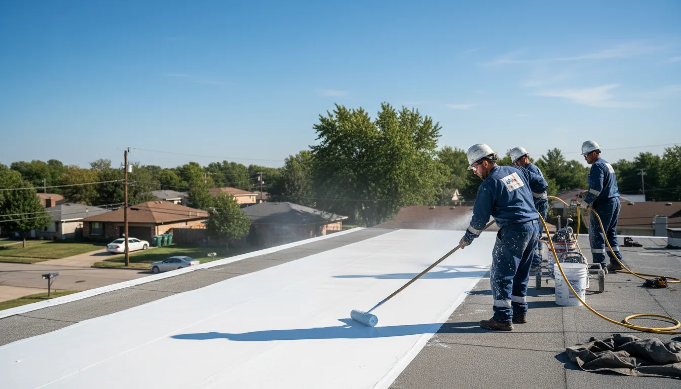 Commercial roof coating in Flatwoods, KY near me